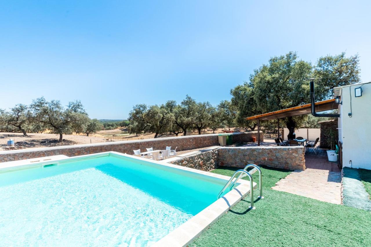 Casa Rural Quejigo Con Piscina 圣奥拉利亚德尔卡拉 外观 照片