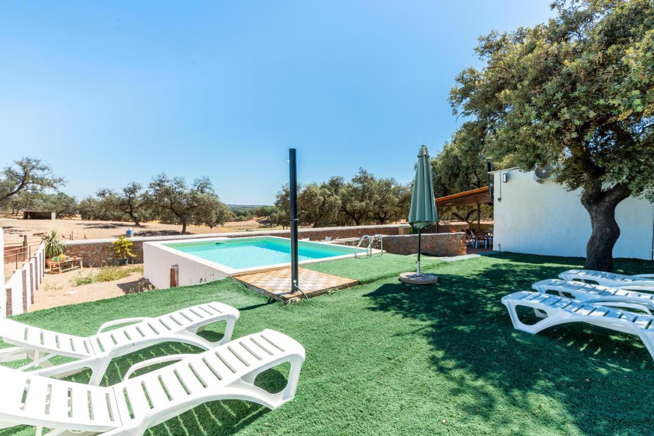 Casa Rural Quejigo Con Piscina 圣奥拉利亚德尔卡拉 外观 照片