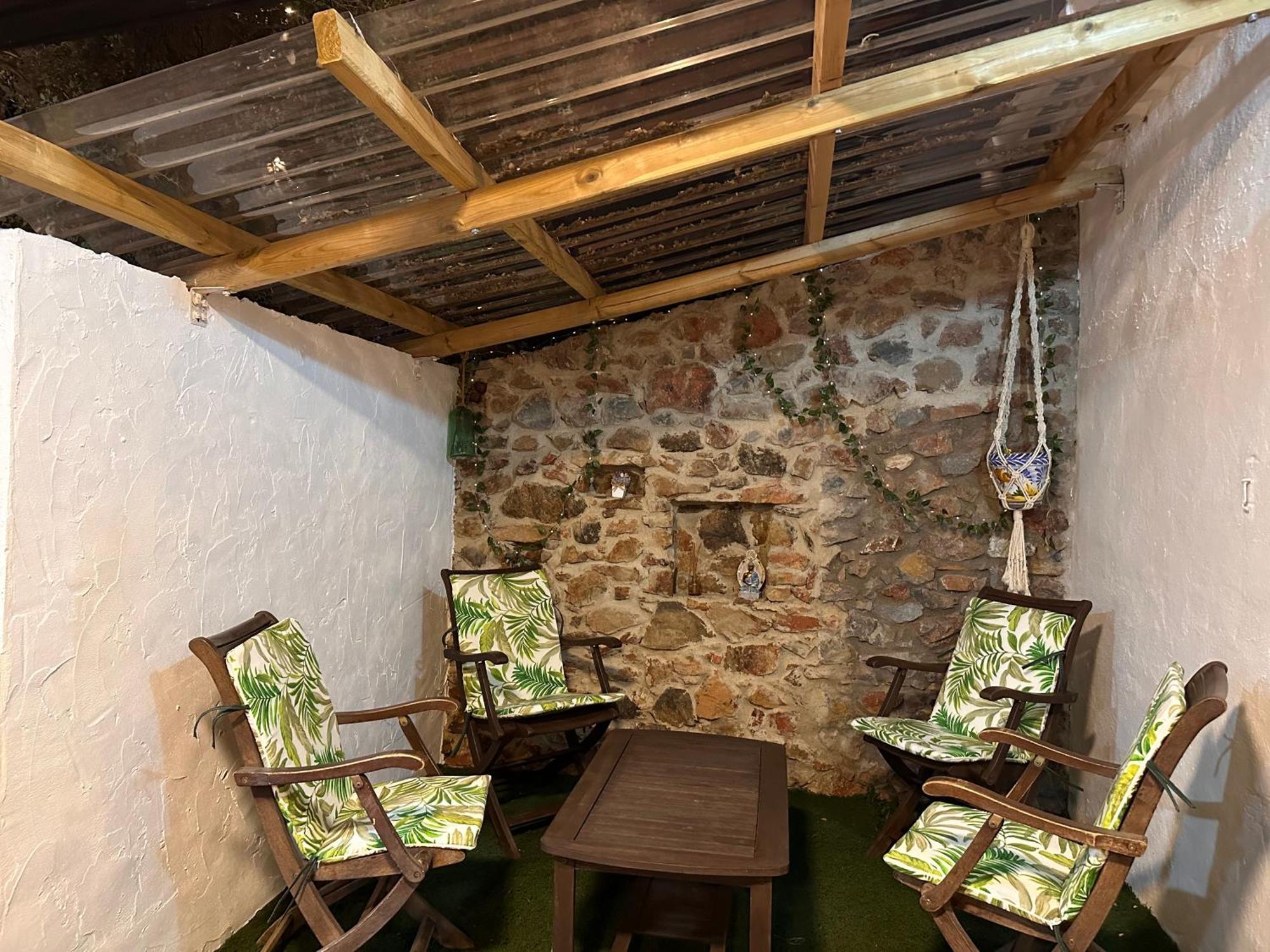 Casa Rural Quejigo Con Piscina 圣奥拉利亚德尔卡拉 外观 照片